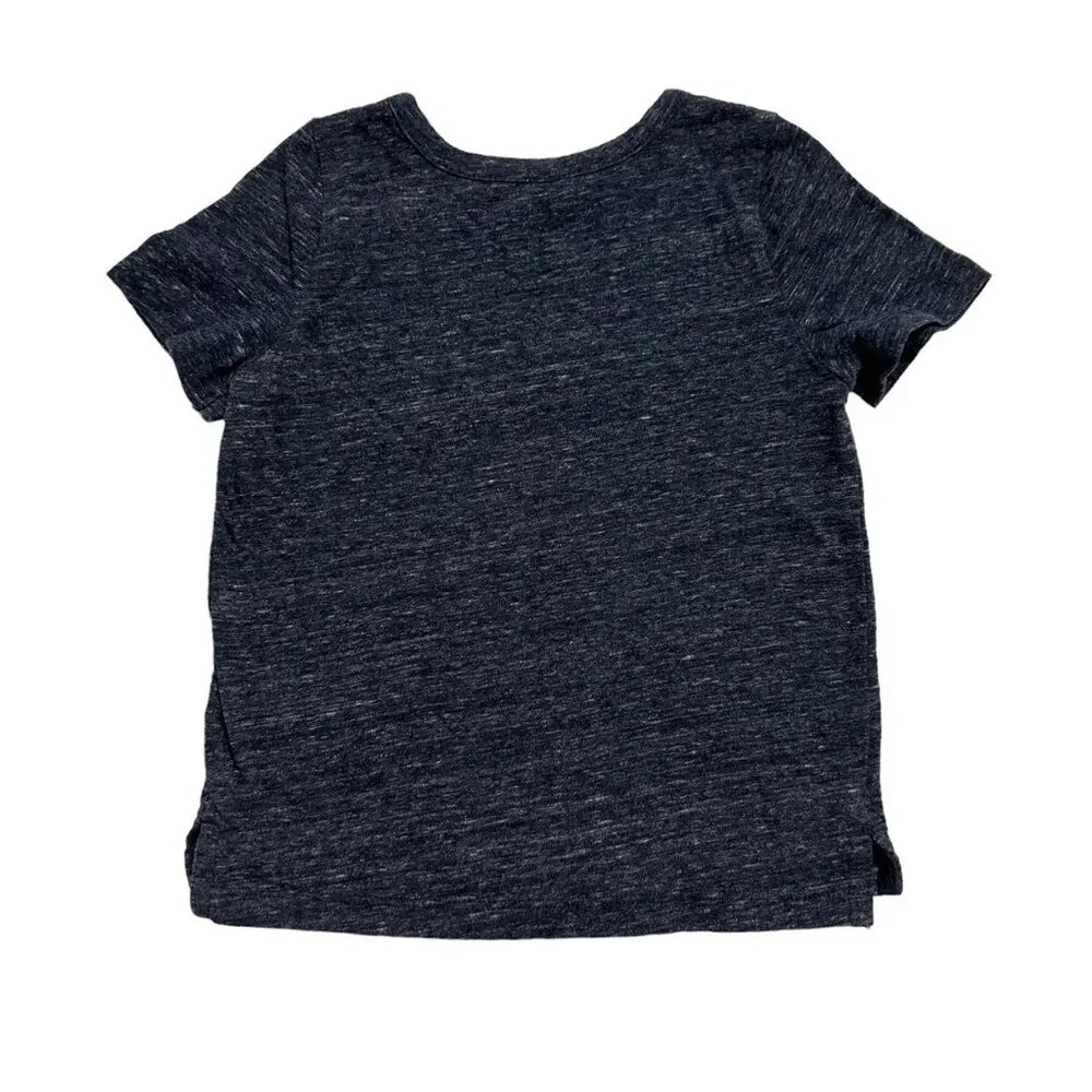 Old Navy 18-24m Navy Blue Heather Pocket Tee Shirt